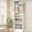 White, variant on Homieasy Tall Shoe Cabinet, 10 Tiers Narrow Wood Shoe Rack, Shoe Storage Organizer with Open Storage, Vertical Shoe Shelf Tower for 20-22 Pairs, Space Saving, for Closet, Entryway, Bedroom, White