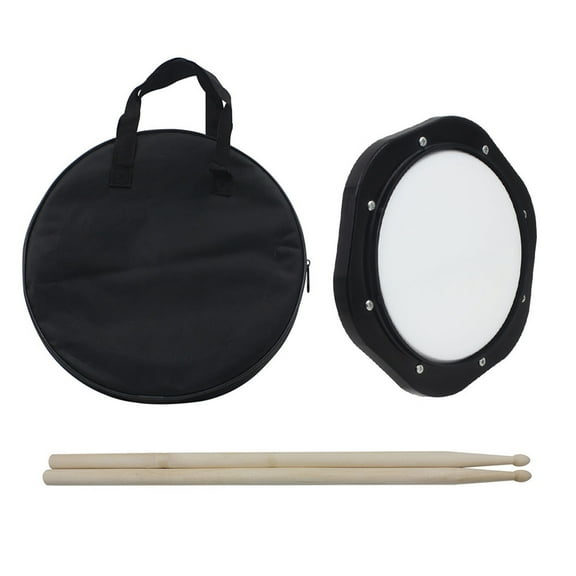 Aibecy Training Drum Practice Pad 10-Inch with Drumsticks and Carrying Bag for Practicing