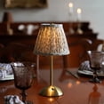 thumbnail image 6 of Home Decor Collection Sterling & Noble Home Cream Floral Rechargeable Table Lamp, 6 of 15