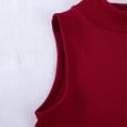 thumbnail image 5 of DAFPZW Women's Turtleneck Ribbed Tank Top Sleeveless Fitted Stretchy Camisole Summer Going Out Crop Tops Workout Tees, 5 of 6
