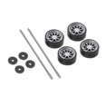 thumbnail image 1 of 4x 1/64 Diecast Racing Model Car Alloy Rubber Wheel & Neumáticos Repuestos G6 perfke neumáticos de ruedas de coche, 1 of 7