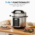 thumbnail image 4 of EDX 6 Quart Instant Pressure Cooker Electric 7-in-1 Multi-Function & Stainless Steel Pot, 4 of 8