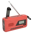 thumbnail image 5 of Radio de emergencia con manivela multifuncional FM AM WB Radios solares portátiles para emergencias domésticas Supervivencia al aire libre, 5 of 5