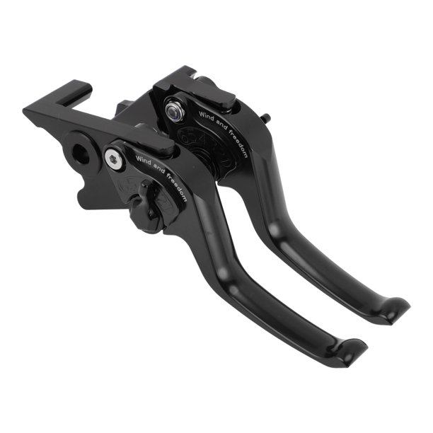 Palancas de freno y embrague cortas únicas para Honda Monkey 125 2019-2024, palanca de freno ajustable de motocicleta de aleación de aluminio negro sólido 1 par