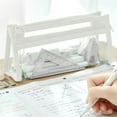 thumbnail image 6 of SLYNSHome Clear Pencil Case,PVC Pencil Pouch Plastic Transparent Pen Bag Stationery Make up Organizer with Zipper Office Travel Supplies for Men Women - White, 6 of 7