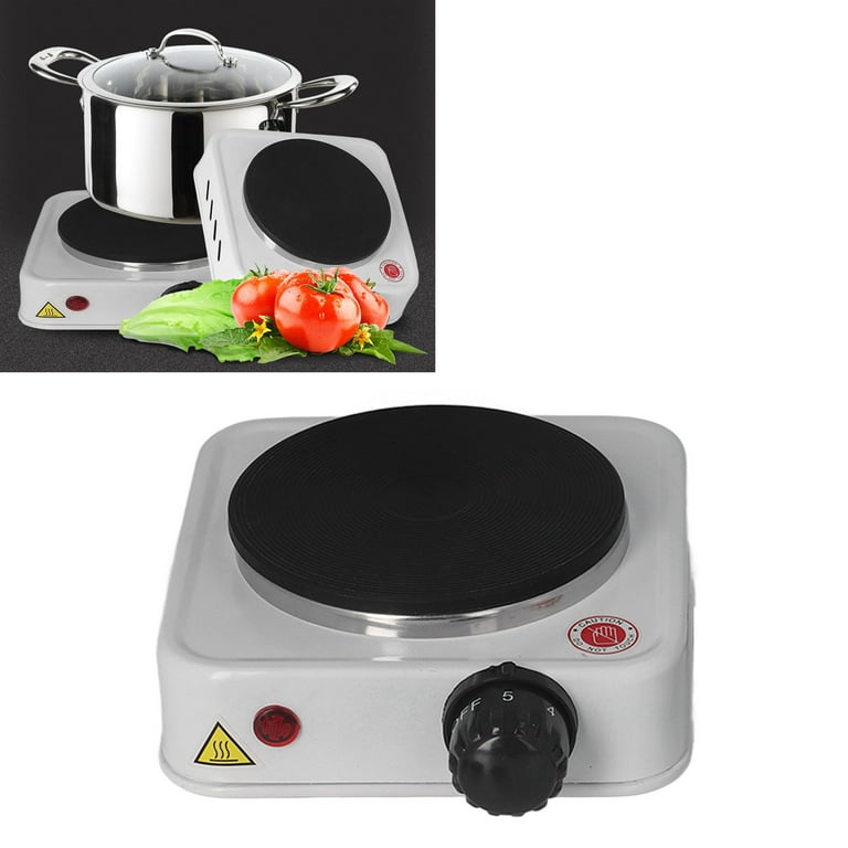 Electric Stove, Electric Hot Plate Stainless Steel US Plug 110V Lightweight  For Dormitory 