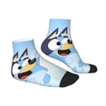 thumbnail image 2 of Lsque Bluey Printed Crew Socks, Moisture-Wicking Socks, Athletic Socks for Men Breathable Cushion Socks Casual Sport Socks for Running Traveling, 2 of 6