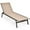 Brown, variant on Costway Patio Lounge Chair Chaise Recliner Back Adjustable Garden Deck Black