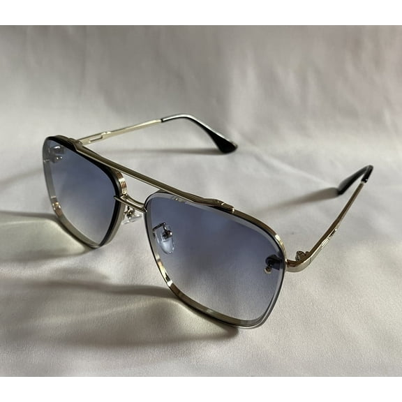 MH fashion Retro Square, Aviator, Over-sized Sunglasses (For Men & Women, Blue)