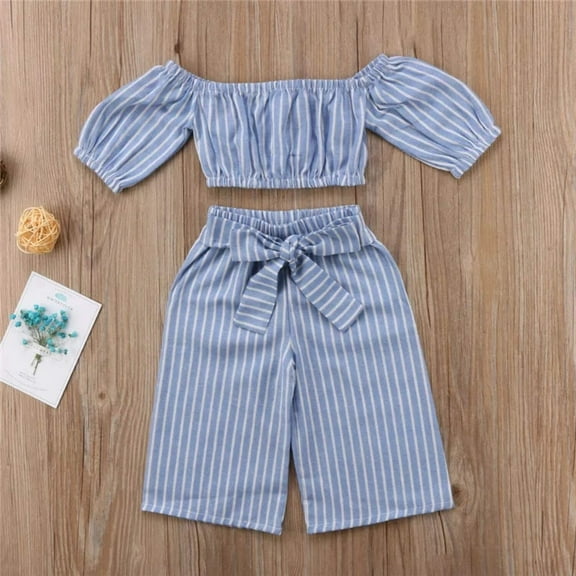 Toddler Kids Baby Girl Clothes Summer Outfits Set - 2 pcs