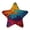 Vibrant Colorful Tie-dye Pattern, variant on Star Night Light Auto On/Off Plug-in Wall Light with Light Sensor Warm White LED for Home Party Vibrant Colorful Tie-dye Pattern