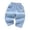 Light Blue, variant on Shadoumai Girls Pure Denim Pants Summer Thin Straight Leg Long Trousers Casual Fashion Breathable