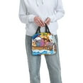 thumbnail image 6 of Honeii Rainbow Animals on Noah's Ark Print Lunch Bag Women, Lunch Box Lunch Bag for Women Adult Men, Small Leakproof Cute Lunch Tote Large Capacity Reusable, 6 of 8