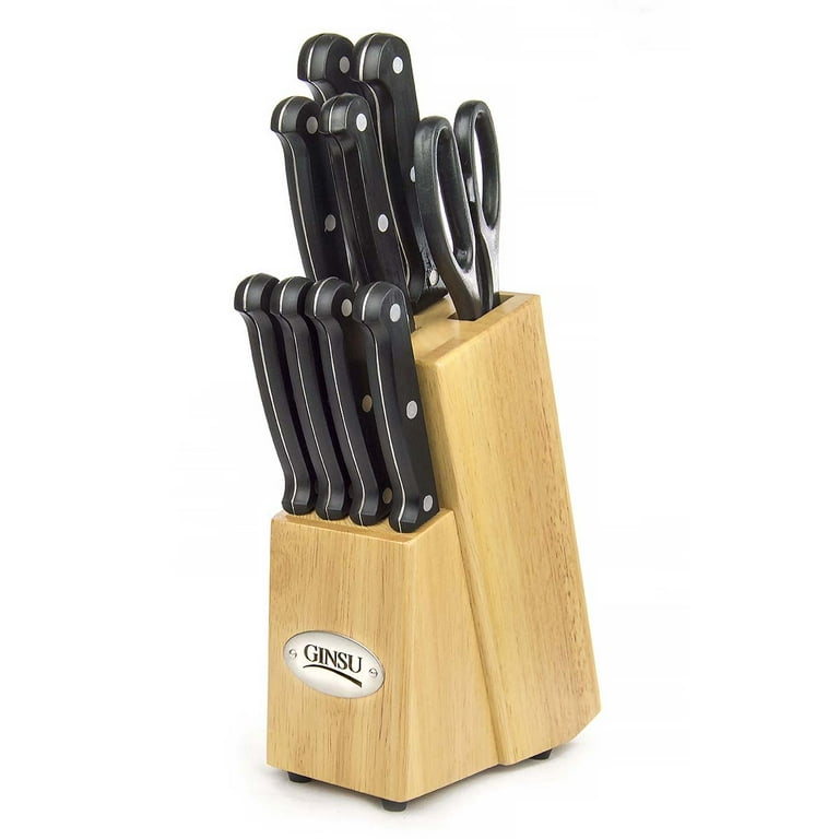 Ginsu 04898 Essential Series 10-Piece Cutlery Set with Natural