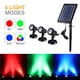 thumbnail image 2 of Bearachild Luces subacuáticas LED solares Proyector de luz para estanque IP68 Proyector submarino a prueba de agua Luz para estanque Jardín Césped Iluminación y accesorios No.1 Bearachild HA024617-01, 2 of 6