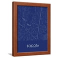 thumbnail image 1 of Bogota, Colombia Blue Map, Framed Art Print Wall Art Sold by Art.Com, 1 of 5