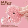 thumbnail image 3 of Cat Steam Brush, 3 in 1 Cat Steamy Brush, Silicone Massage Grooming Brush, Self cleaning Brush with USB Rechargeable, Pet Hair Cleaning Brush Comb for Cats Dogs (Pink Cat Paw), 3 of 7