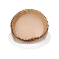 thumbnail image 1 of Air Fryer Disposable Paper Liner Mat Wood Pulp Steamer Round Paper Liners Barbecue Oven Baking Cooking Non-Stick Oil Paper Kitchen Pan Pad, 1 of 5
