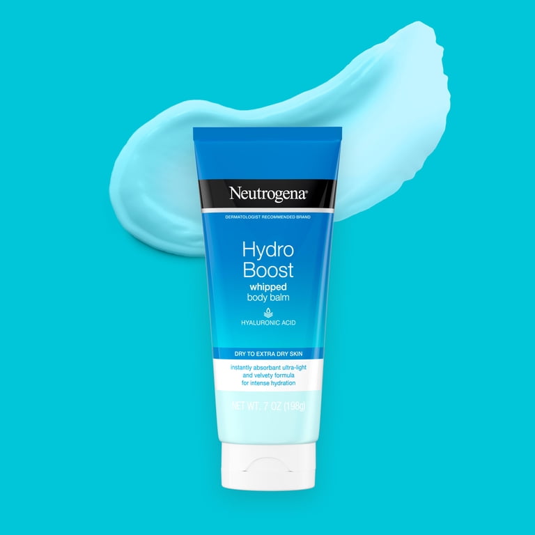 Neutrogena Hydro Boost Whipped Body Balm, Deep Moisturizer for Dry
