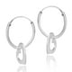 thumbnail image 3 of Aeravida - Aretes de Aro con Corazón de Amor en Plata de Ley 925 | Bonitos Aretes Colgantes de Plata | Aretes para Mujer | Símbolo del Amor | Regalo para Mujer y Mamá, 3 of 7