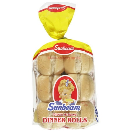Sunbeam Brown & Serve Dinner Rolls, 11 oz