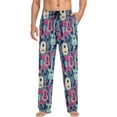 thumbnail image 4 of GZHJMY Pajama Pants for Men - Guitar Floral, Loose Lightweight PJs Lounge Sleep Bottoms with Pockets Drawstring, Pajama Bottoms for Home and Rest, XX-Large, 4 of 7