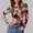 Light Pink, variant on QHWAUAKFBN T Shirts For Women Graphic Mesh Long Sleeve Layering Neck Floral Embroidery Sheer See Through Tee Shirt Blouse Tshirts Top