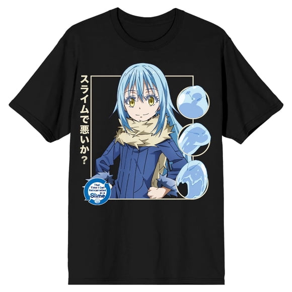 That Time I Got Reincarnated As A Slime Ciel & Rimuru Tempest Is Slime Bad? Black T-Shirt