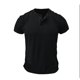 thumbnail image 4 of pstuiky camisetas de manga corta para hombre, Camisa casual de manga corta para hombre, estilo bolos vintage, estilo playero cubano, con botones, para verano camisetas de hombre l, 4 of 5