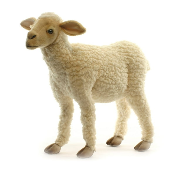 Hansa Plush Life-Size Baby Lamb, 20"