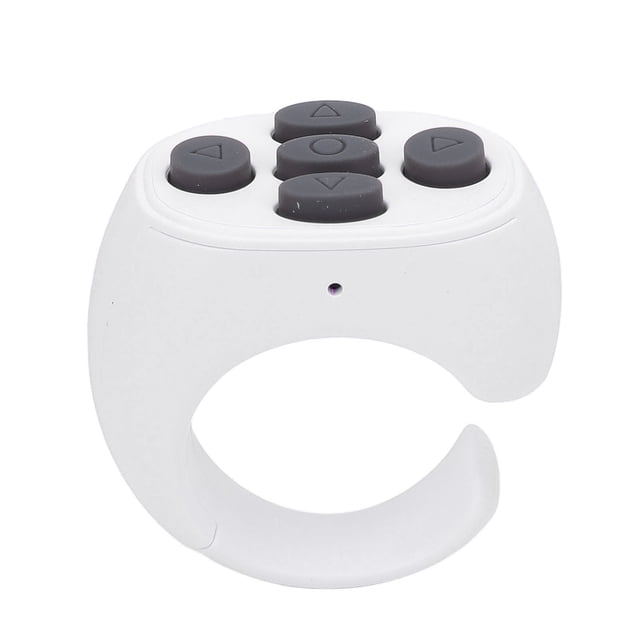 Remote Control for TikTok, Remote Control Page Turner with Charging Case, Bluetooth5.3 Page Turner, Support APP, Video, Reading, Selfie