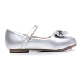 thumbnail image 4 of Apakowa Girls Dress Shoes Wedding Flower Bridesmaid Love Butterfly Flats (Color : Silver, Size : 7 Toddler), 4 of 8