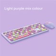 thumbnail image 5 of Sidaley Dulce color mezclado lindo portátil 2,4 Ghz teclado inalámbrico ratón conjunto chica Universal escritorio Notebook Oficina teclado y ratón Juegos de teclado y mouse para computadora No. 4, 5 of 5