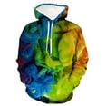 thumbnail image 4 of Sudadera con capucha con efecto tie-dye 3D y salpicaduras de pintura de arcoíris para hombre y mujer, sudaderas casuales de moda, sudaderas con capucha de calle, ropa para hombre, ropa cómoda Y2k, 4 of 5