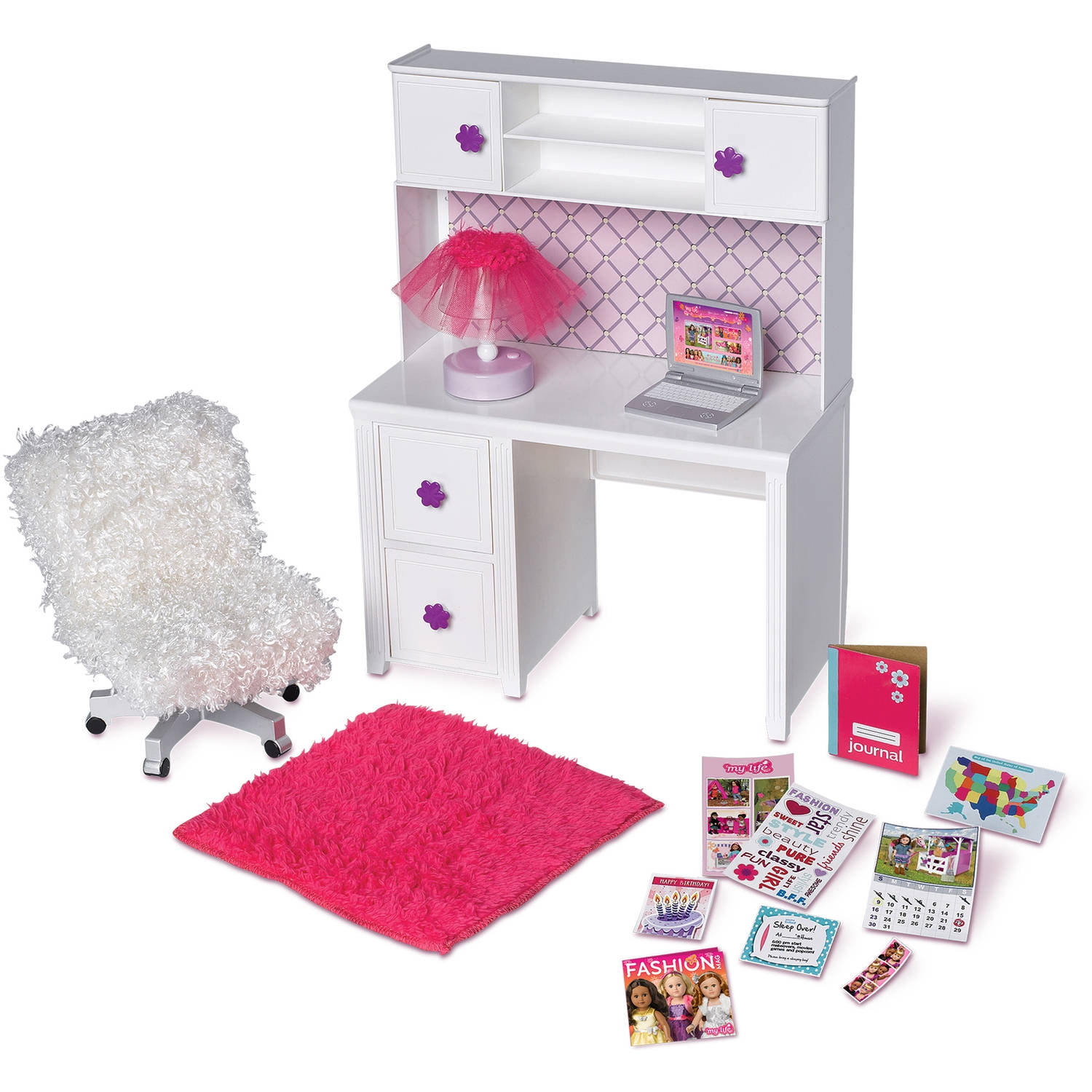 american girl doll desk and chair