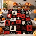 thumbnail image 2 of AuroraX Halloween Fleece Throw Blanket Decor Cozy Flannel Nap Blanket Soft Bedroom Printed Warm Seasonal Home Decor Blanket, 2 of 9