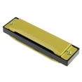 thumbnail image 2 of 10 Hole 10 Tone Key C Blues Harmonica for Beginner with Case, Stainless Steel Mouth Organ Gold Color, 2 of 7