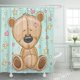 thumbnail image 1 of Cortina de Ducha ABPHQTO oso de Peluche Aislado Fondo Verde 150x180 cm, 1 of 1