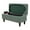 Green, variant on Stretch Ottoman Cover Rectangle, Ottoman Slipcovers Soft Removable Washable Footstool Protector Covers Elastic Storage Ottoman Slipcover for Cats Dogs -Navy Blue-Medium
