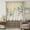 Light Gray Green Tan, variant on Farmhouse Botanical Sheer Curtains 54" Long, Bottles Plans Country Brown Wooden Grain Light Filering Curtains, Breathable Simi Curtain Privacy Drapes for Kitchen Bathroom Nursery Window Treatment