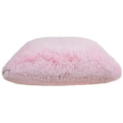 Bessie and Barnie Ultra Plush Removable Cover Bubble Gum Deluxe Dog/Pet Bubba Bed