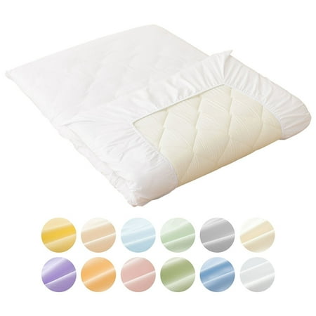 EMOOR Japanese Futon Mattress Cover - 100% Cotton Zip Closure For Full/Full XL Size | Made In Japan