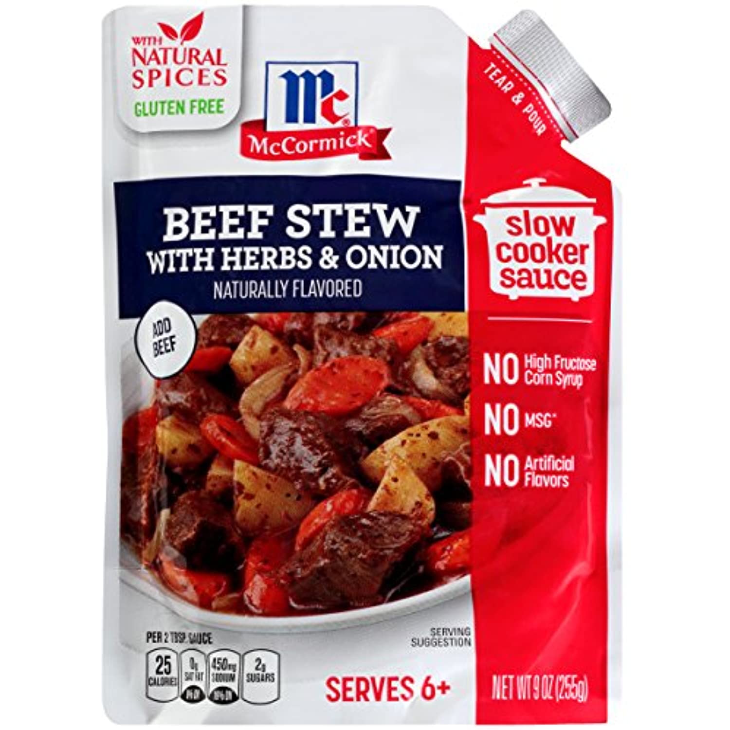 Mccormick Beef Stew With Herbs & Onion Slow Cooker Sauce, 9 Oz