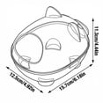 thumbnail image 3 of Transparent Pet Bath Basin - Plastic Washing Tub for Small Pets Like Hamster, Guinea Pig & Hedgehog., 3 of 6