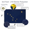 thumbnail image 6 of Anley EverStrong Series Alaska State Flag 3x5 Feet - Embroidery & Heavy Duty Canvas Header - Alaska AK State Flags, 6 of 8