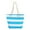 Blue, variant on Xfvqtps Beach Bags for Women Hemp Rope Color Blocking Stripes Large Capacity Waterproof Sandproof Beach Tote Bag for Women Swim Pool Bag for Travel Vacation Nylon Tote Bag Black
