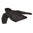 thumbnail image 2 of Sudadera con capucha ANGGREK negra de cuello alto para hombre, 2 of 7