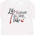 thumbnail image 4 of Inktastic Life Is Better at the Lake Fishing Pole with Bobber Boys or Girls Long Sleeve Toddler T-Shirt, 4 of 5