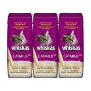 WHISKAS CATMILK PLUS Drink for Cats and Kittens 6.75 Ounces (3 Count)