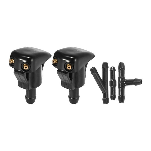 Motoforti Windshield Washer Nozzle Kit 85381-AA010 for Toyota Camry with 3 Hose Connector 1 Set